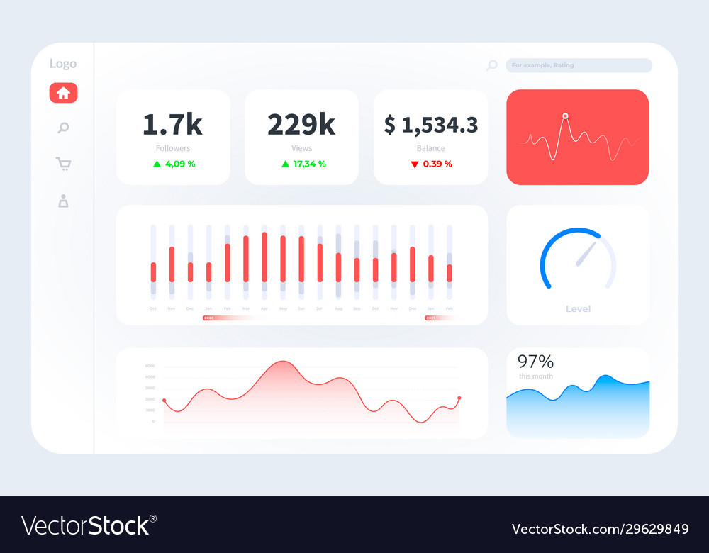 Technology user interface ui infographics digital