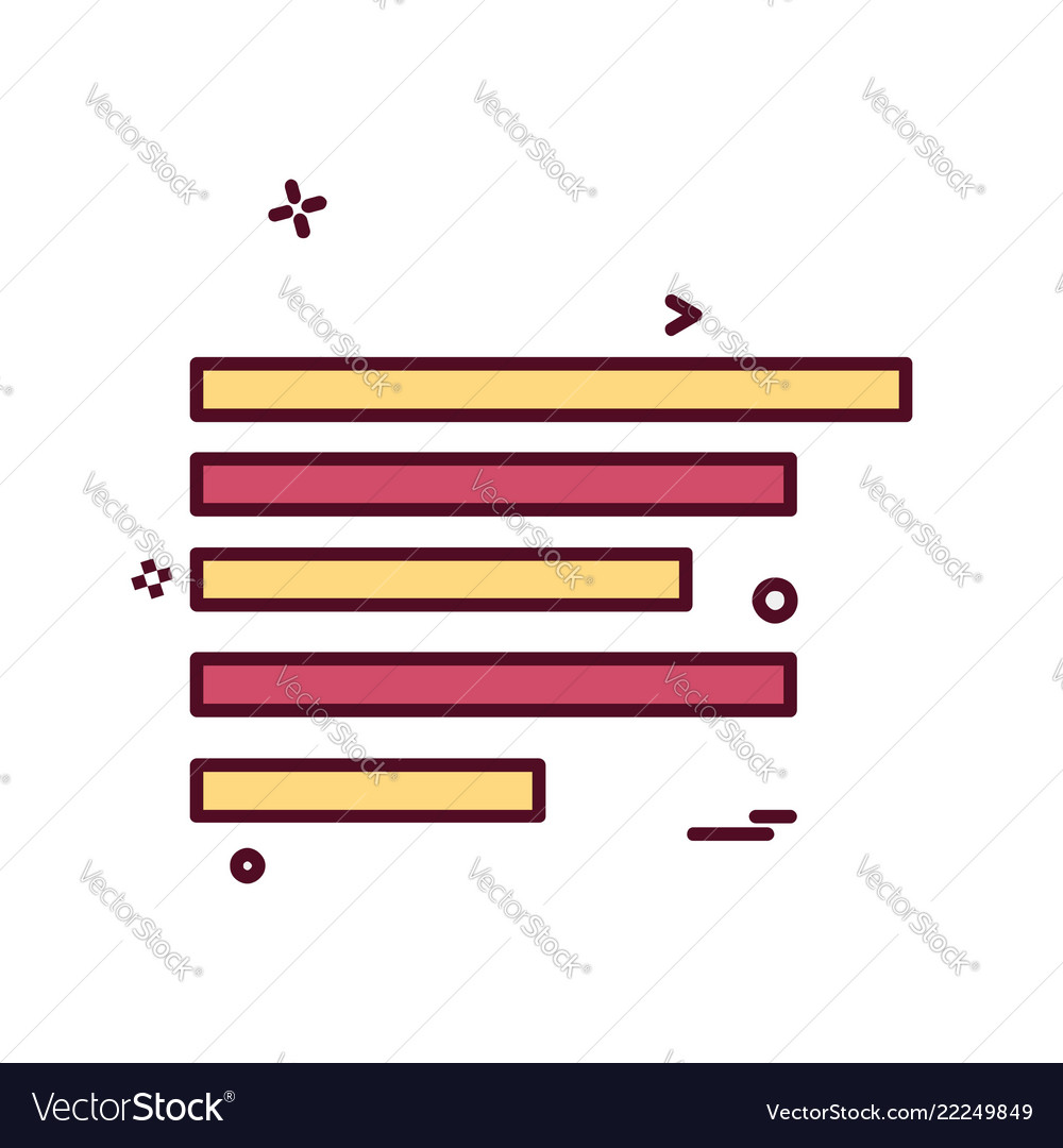 Text alignment icon design Vector Image Text alignment icon design