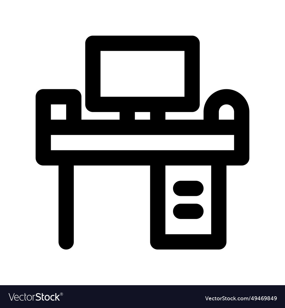 Workbench office icon outline