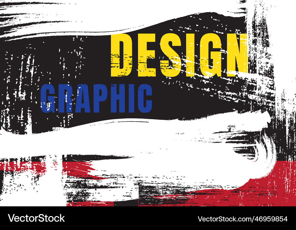 Abstract grunge freeform black background Vector Image