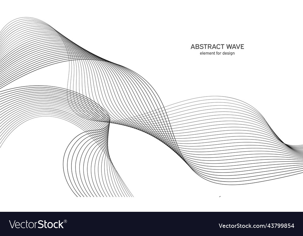 Abstract wave element for design digital vector image Abstract wave element for design digital