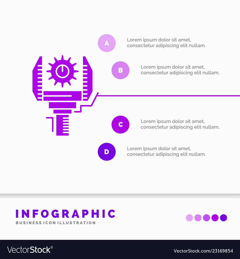 Automation industry machine production robotics vector image Automation industry machine production robotics