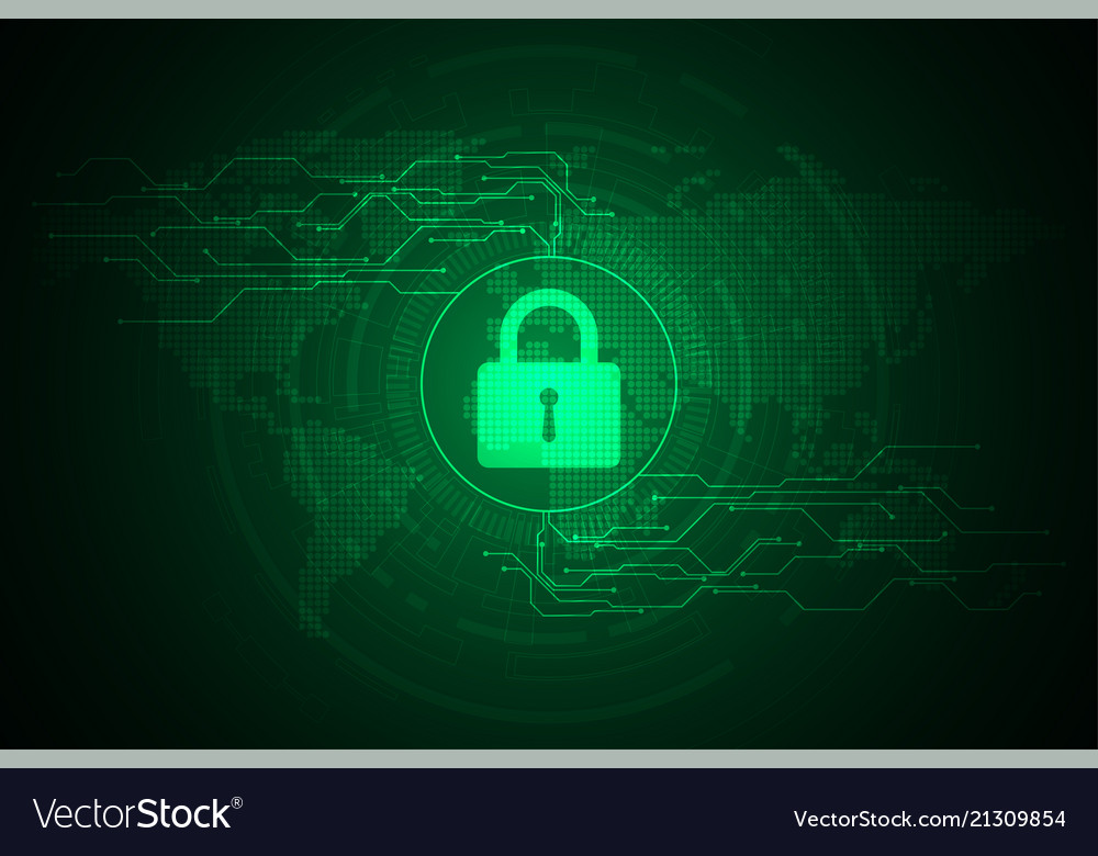 Background technology security concept Royalty Free Vector