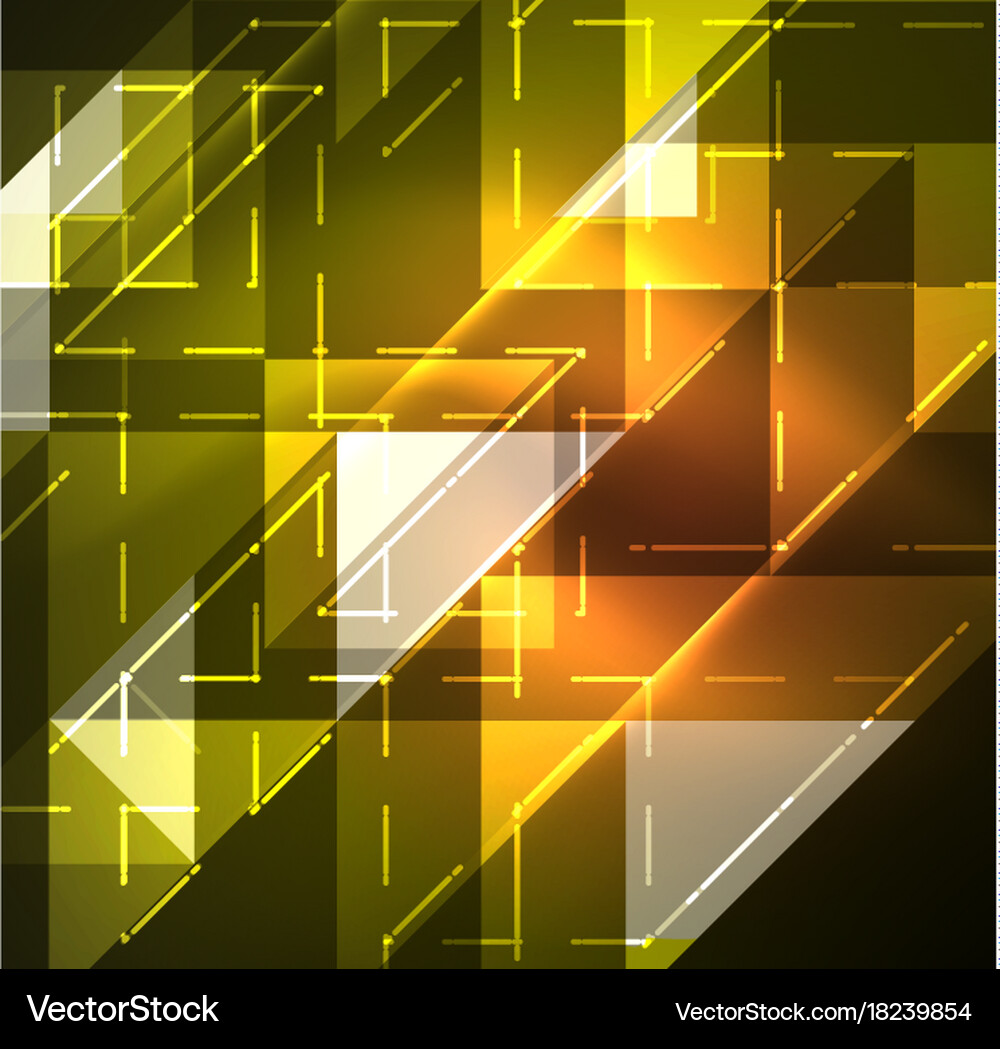 Cosmic electric background with shiny glowing Vector Image