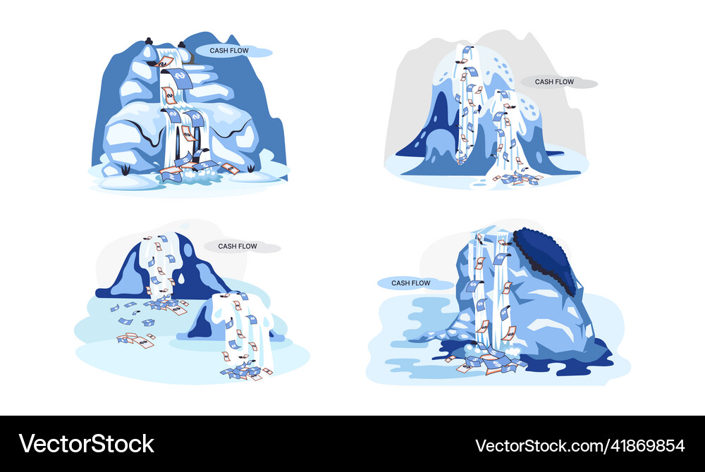 Financial Growth Development Business Investment Vector Image