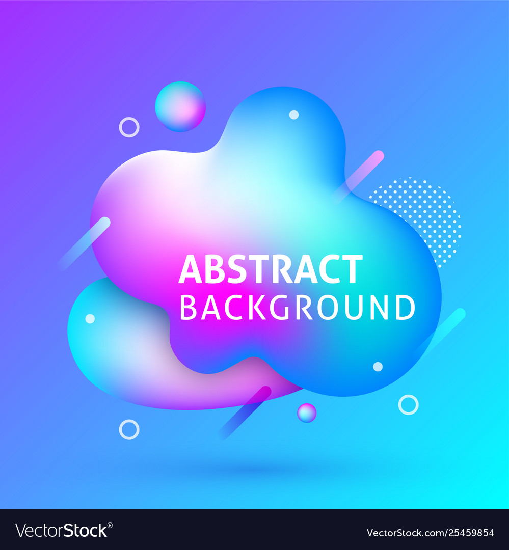 Liquid abstract background banner