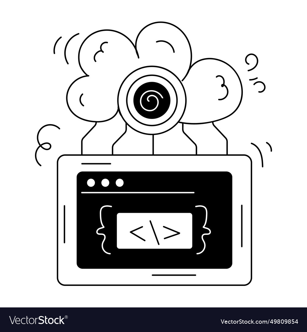 Mini doodle of cloud programming