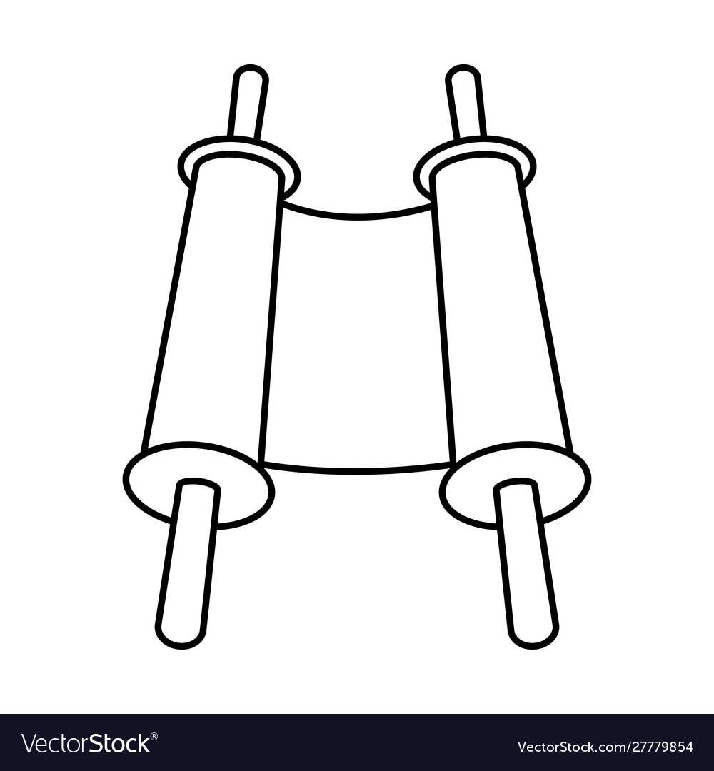 Patchment paper document isolated icon