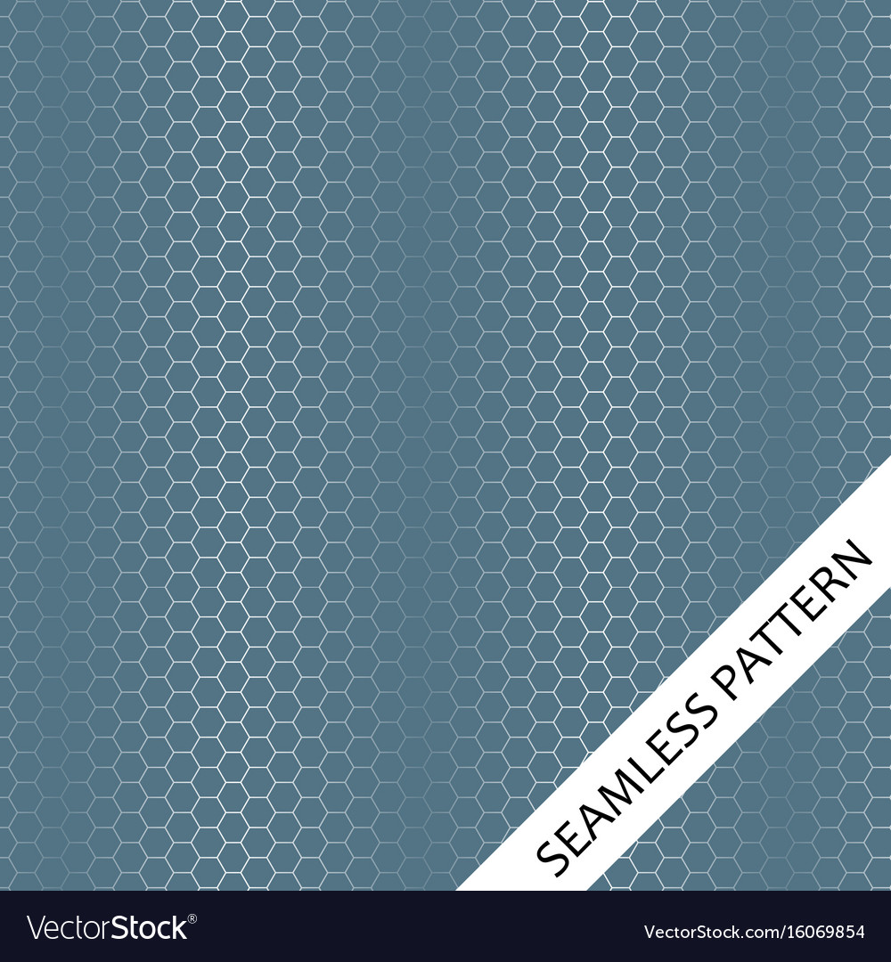 Seamless pattern with silver hexagons