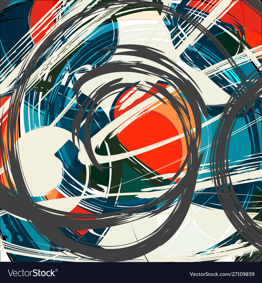 Abstract color pattern in graffiti style quality Vector Image Abstract color pattern in graffiti style quality