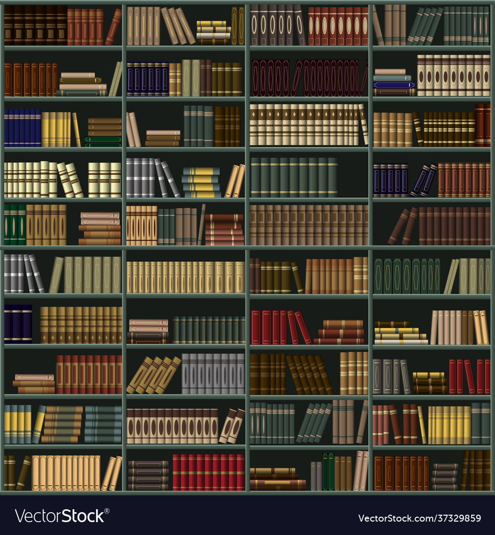 Bookshelf Library Background