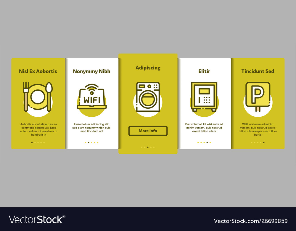 Collection hostel elements onboarding