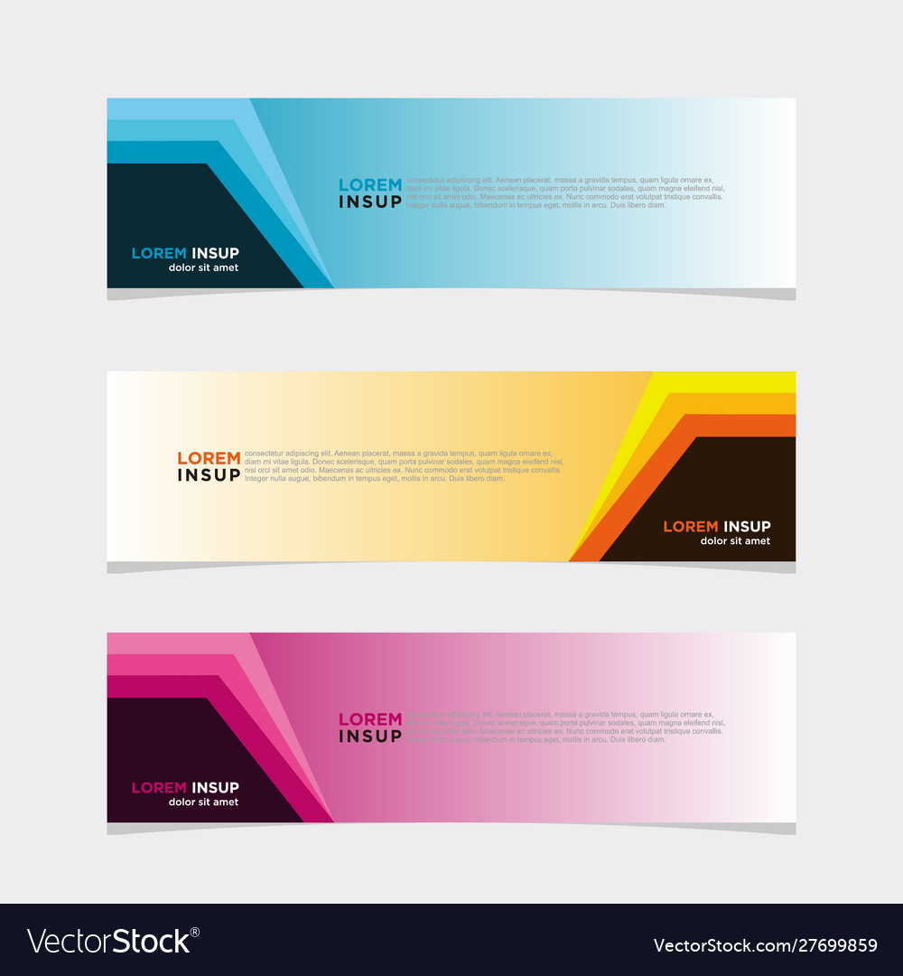 Modern banner web background abstract design Vector Image Modern banner web background abstract design