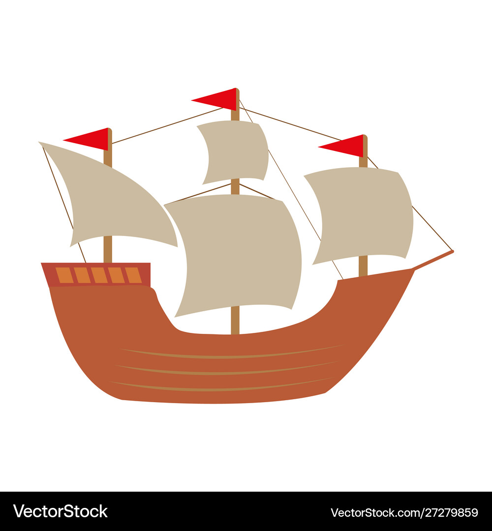 Sailing ship Royalty Free Vector Image - VectorStock