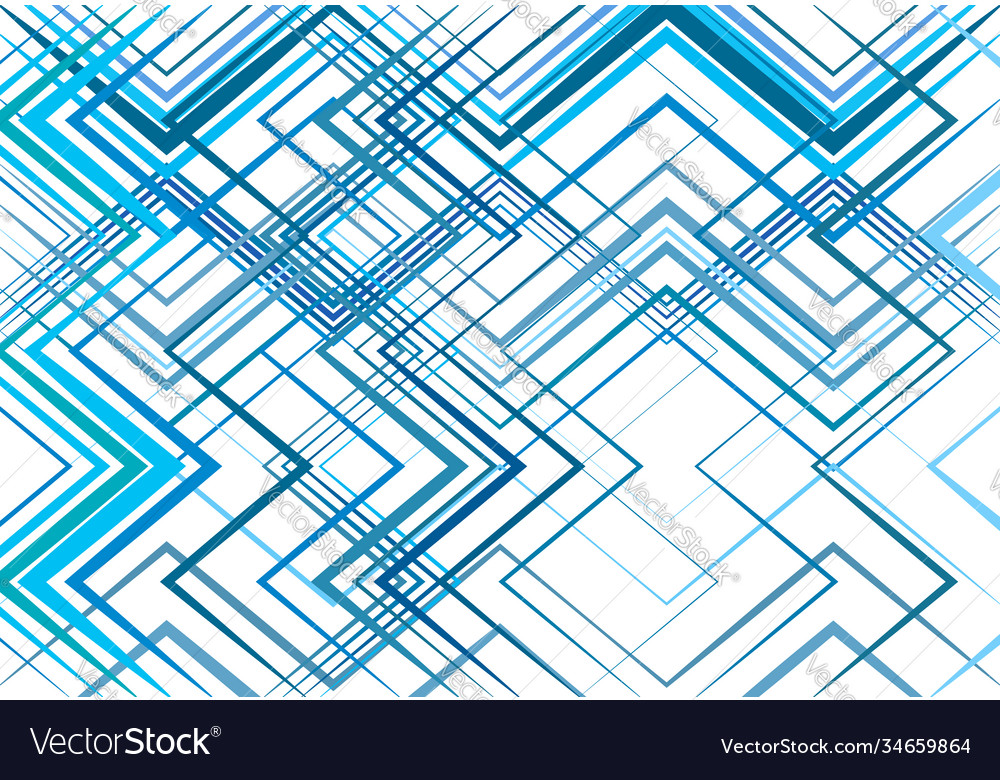 Geometric structure network chaotic jumble vector image Geometric structure network chaotic jumble