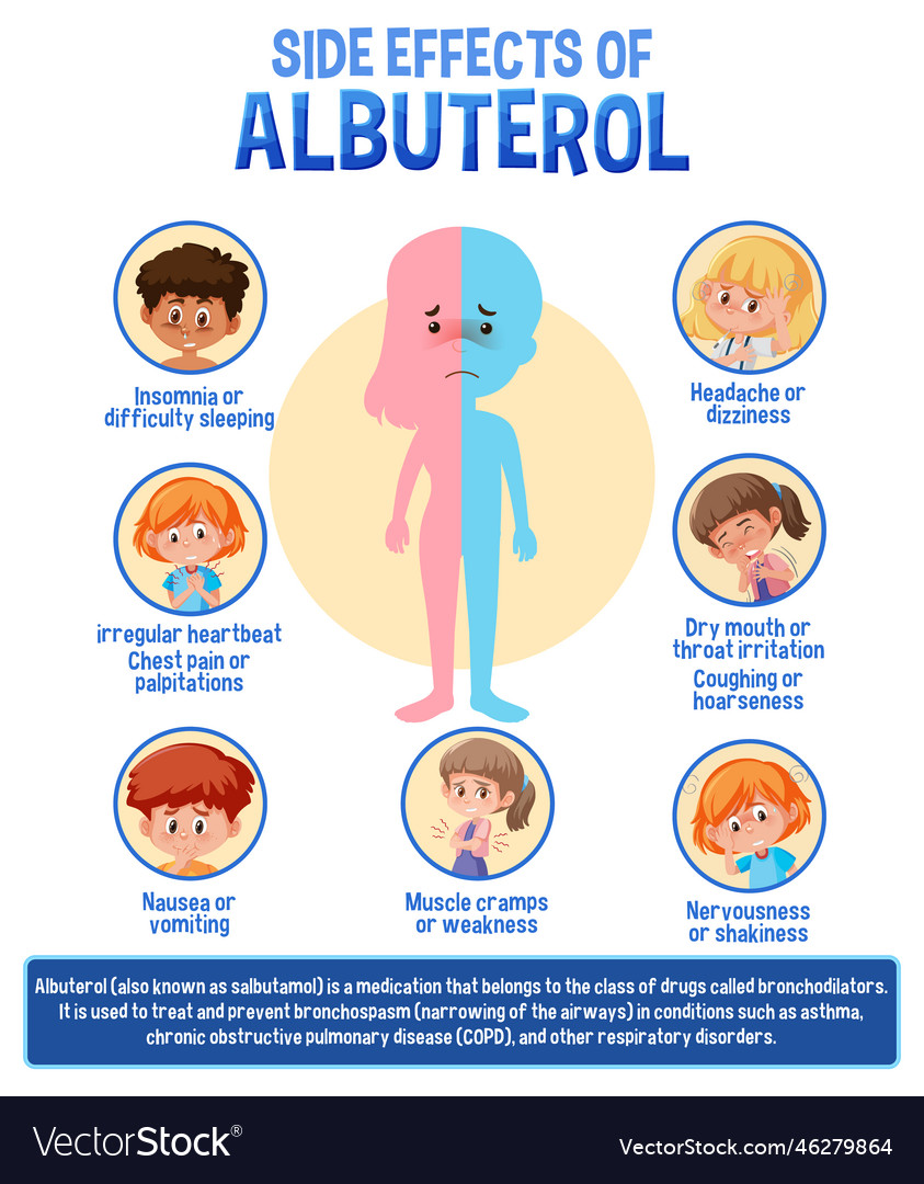 Human Anatomy Diagram Cartoon Style Of Albuterol Vector Image Human Anatomy Diagram Cartoon Style Of Albuterol Vector Image