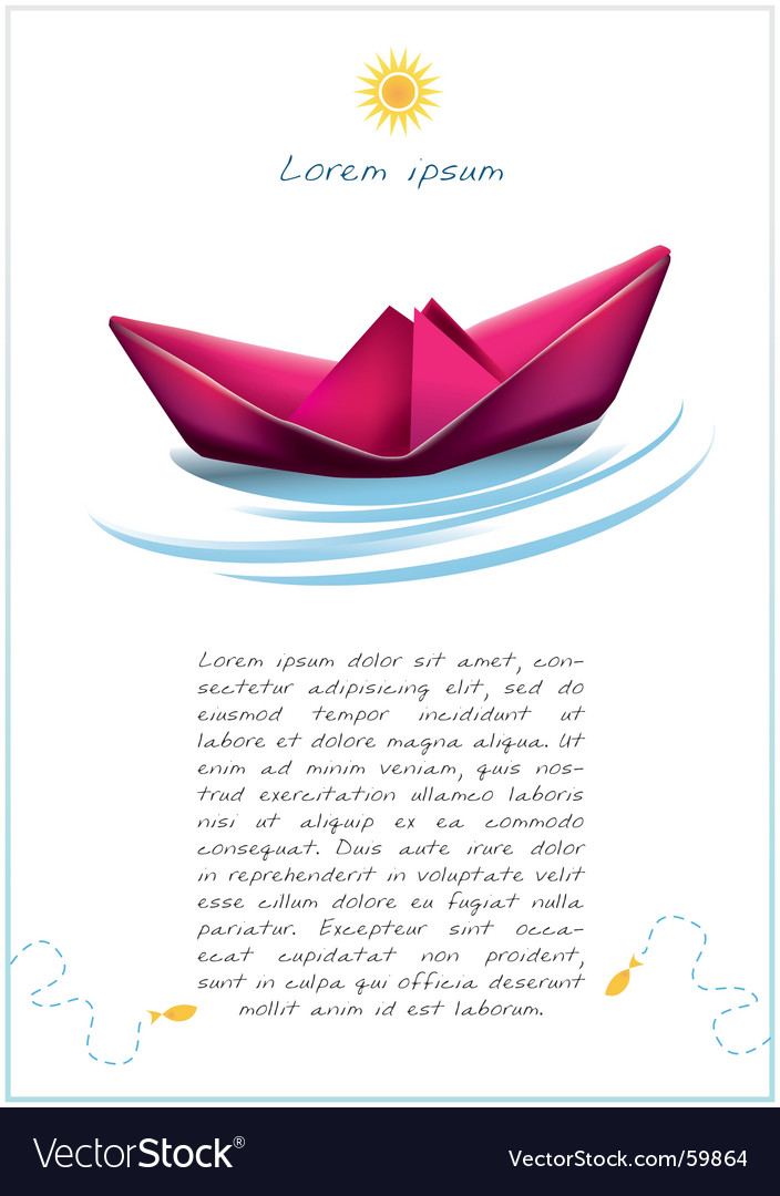 Paper boat