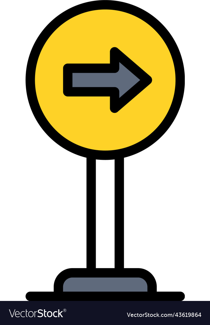 Right arrow sign icon location map and navigation