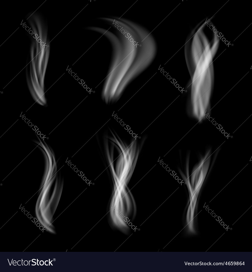 Smoke abstract pattern web set collection