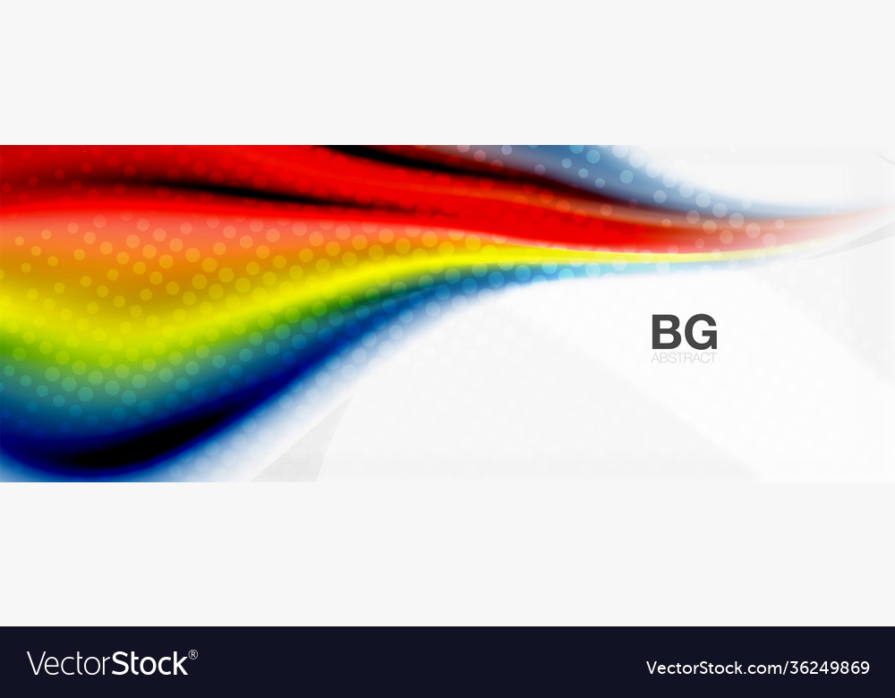 Abstract background smooth flowing lines blurred vector image Abstract background smooth flowing lines blurred