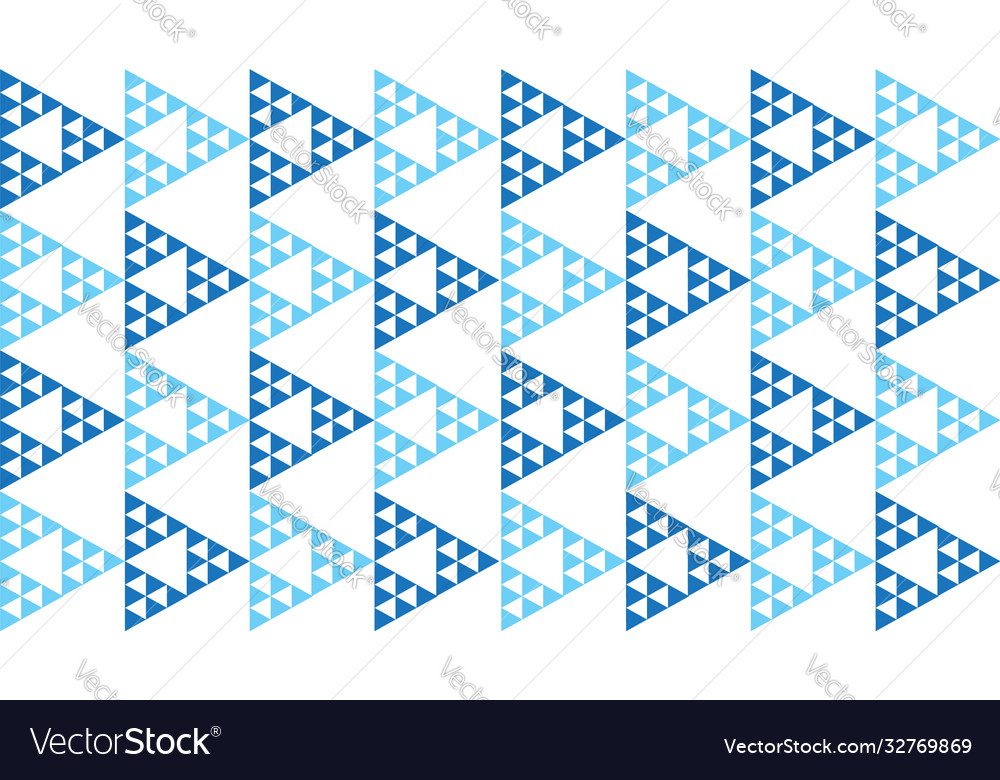 Abstract geometric triangle seamless pattern vector image Abstract geometric triangle seamless pattern