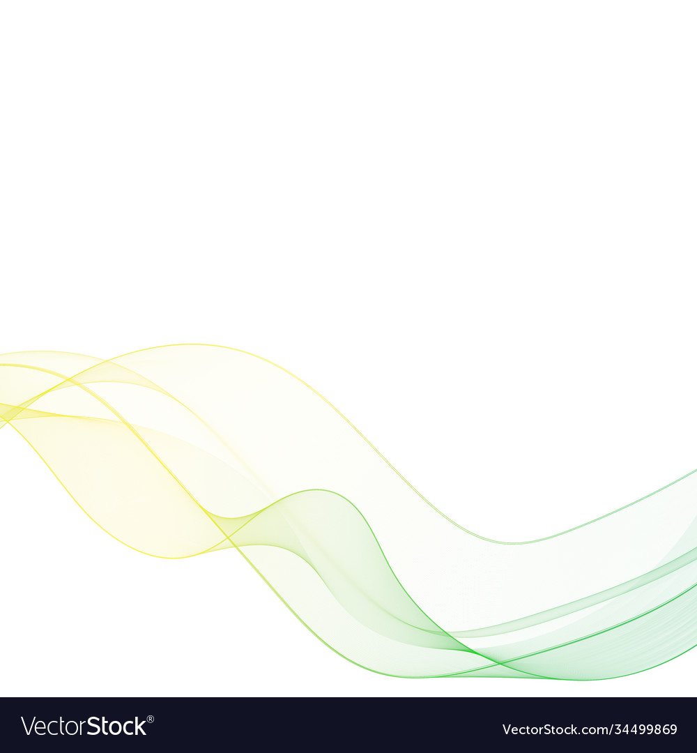 Abstract graphics color wave template vector image Abstract graphics color wave template