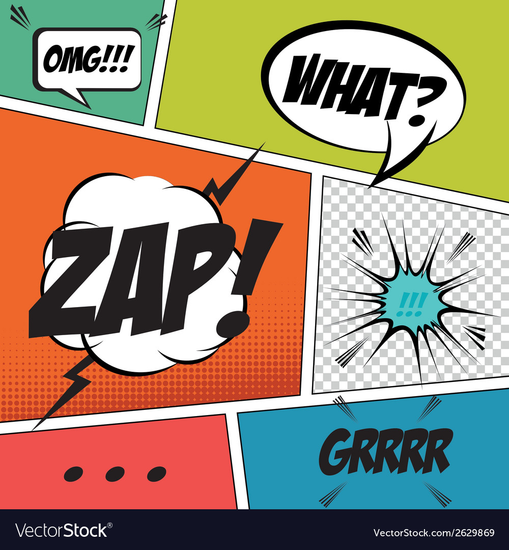 Abstract pop art objects on a special background