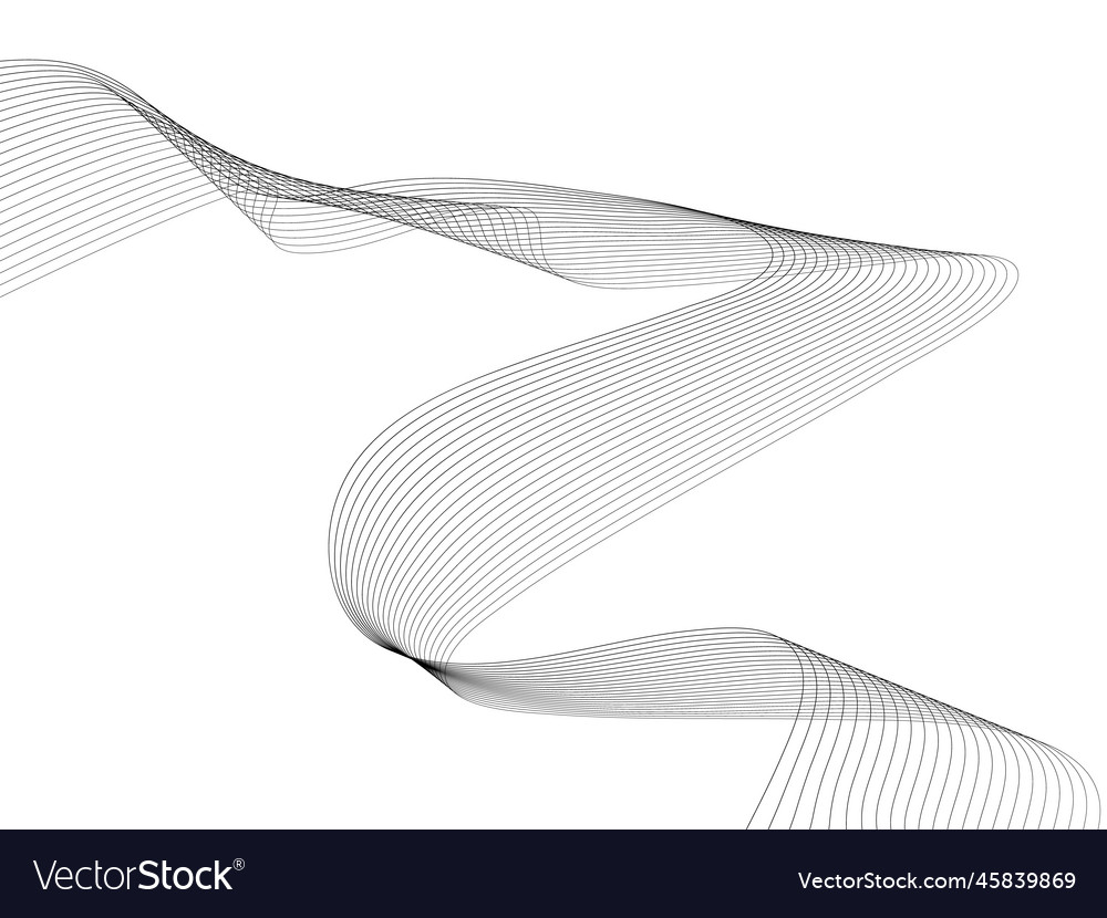 Abstract wave element for design digital Vector Image Abstract wave element for design digital