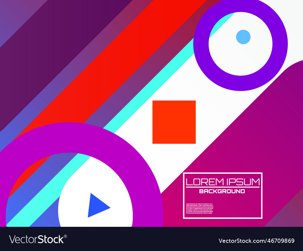 Dynamic colorful background with bright gradients vector image Dynamic colorful background with bright gradients