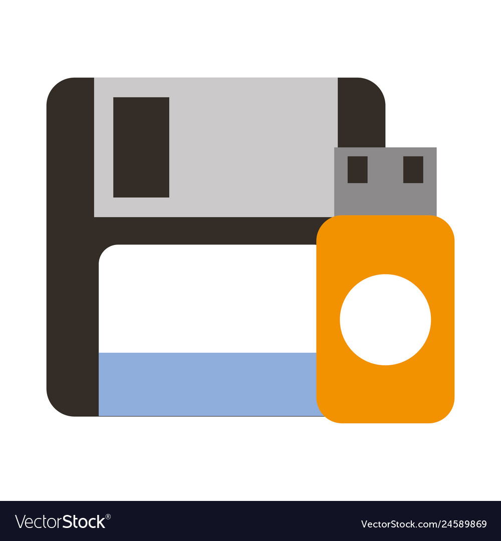 Floppy disk and drive flash copying data