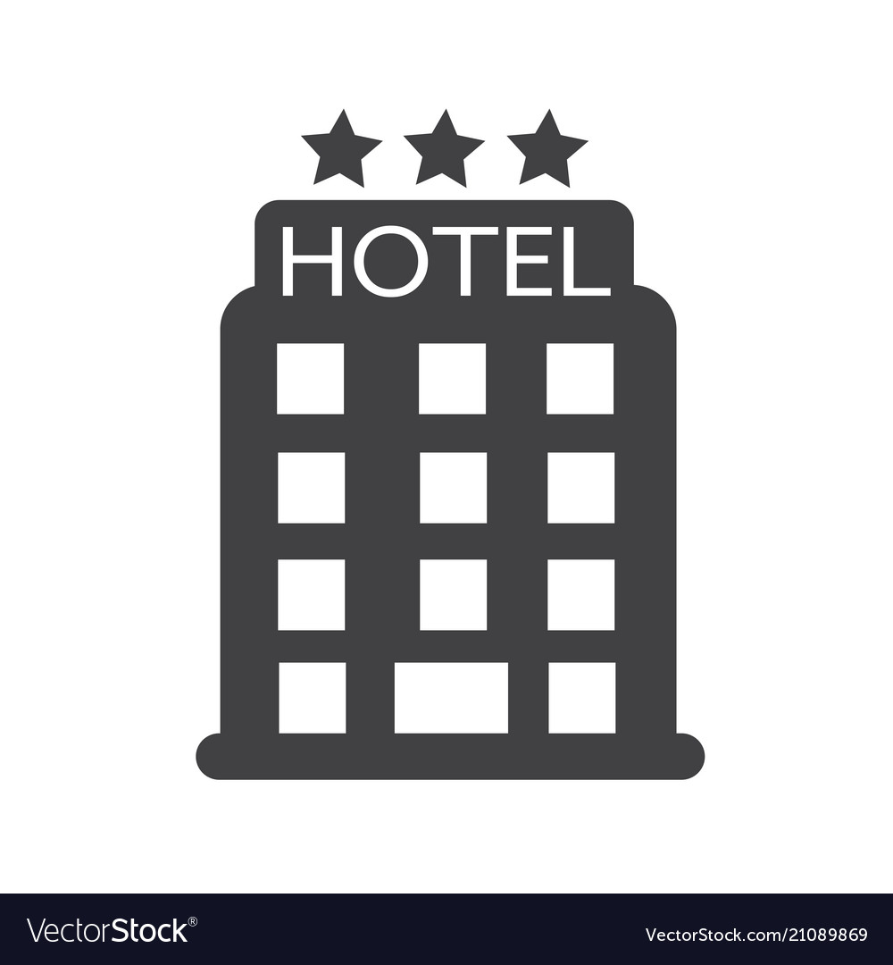 Hotel Icon Royalty Free Vector Image Vectorstock