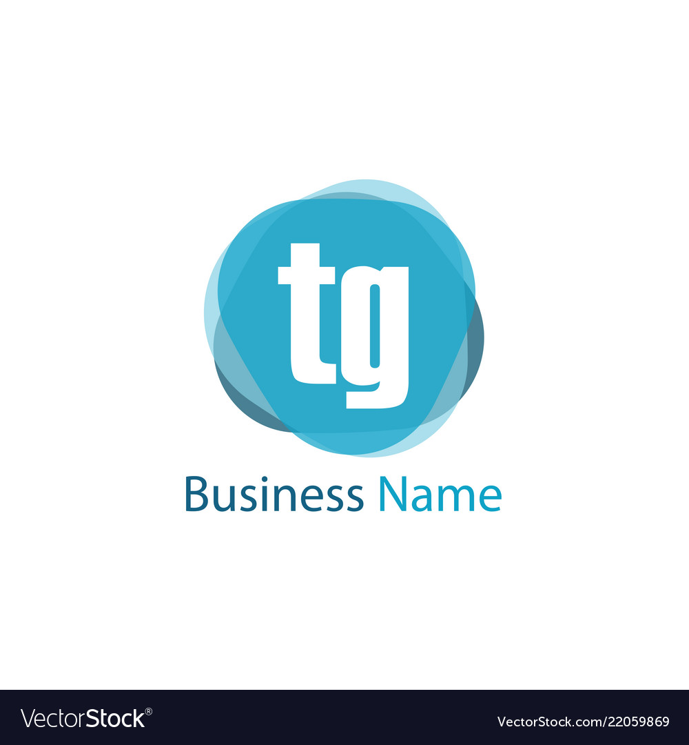 Initial letter tg logo template design