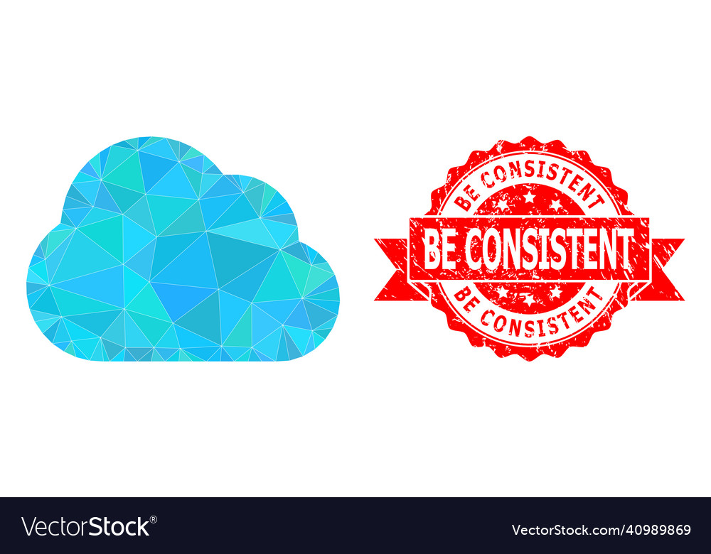 Textured be consistent seal and cloud low-poly