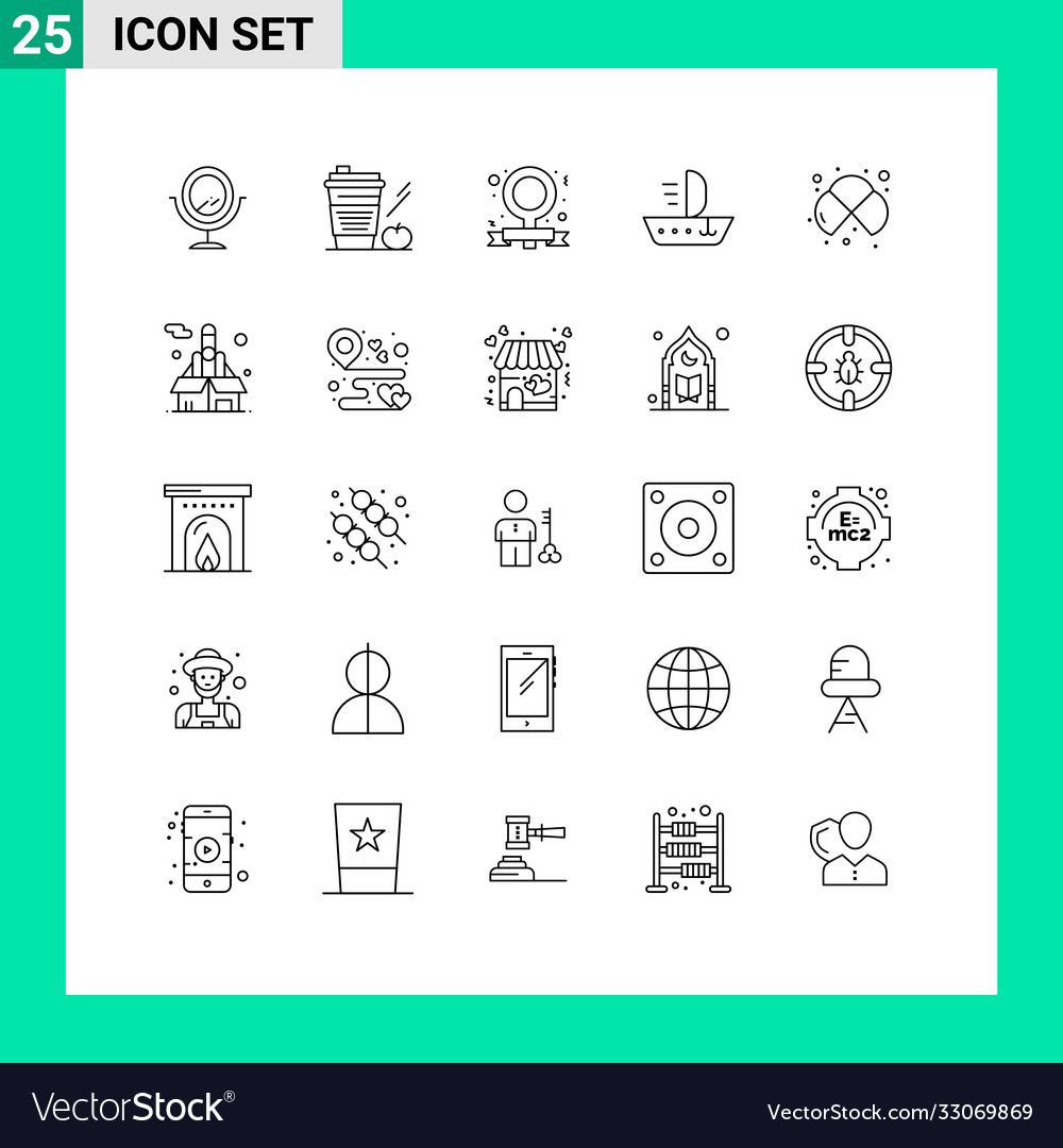 User interface pack 25 basic lines
