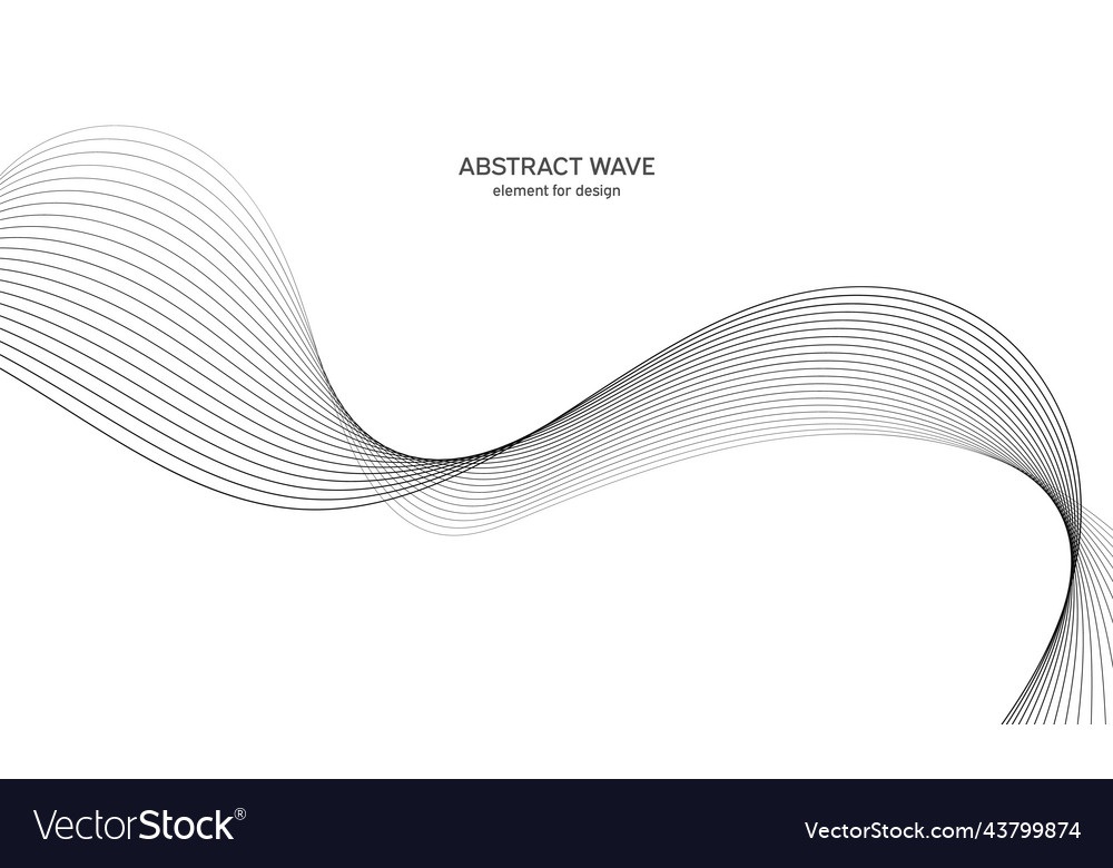 Abstract wave element for design digital vector image Abstract wave element for design digital