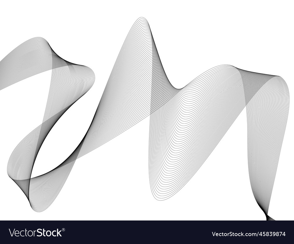 Abstract wave element for design digital vector image Abstract wave element for design digital