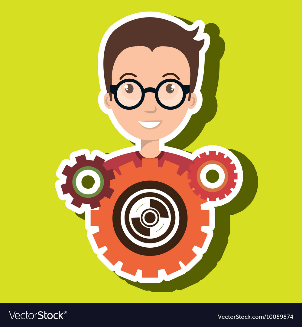 Character gears system symbol