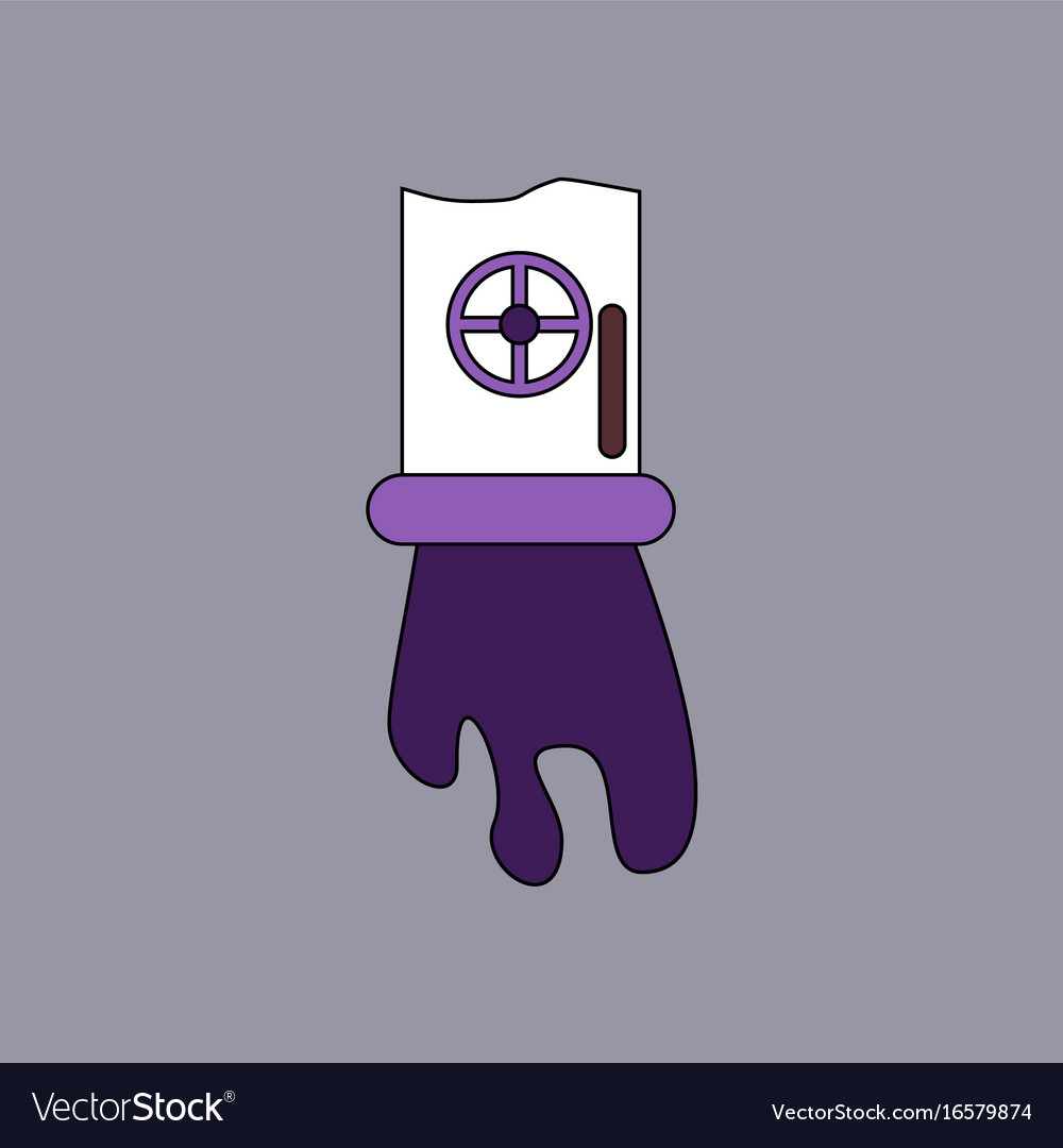 Flat icon design collection pipe and flow