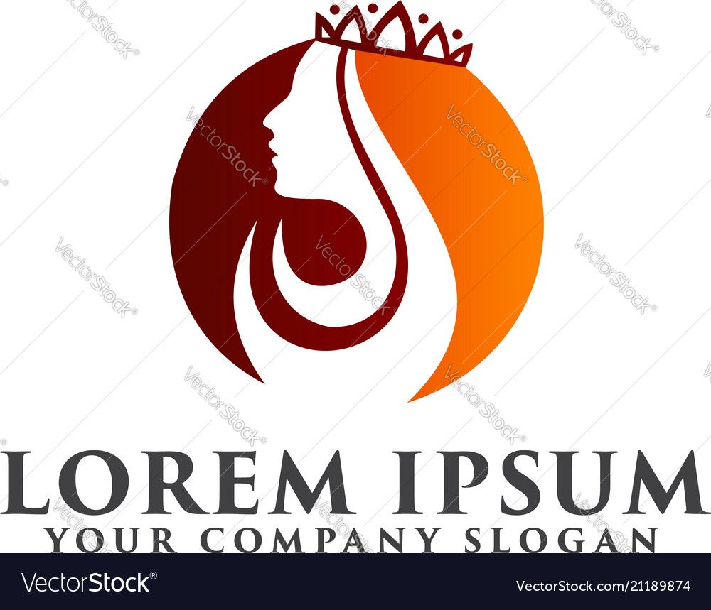letter m circular logo design concept template vector image