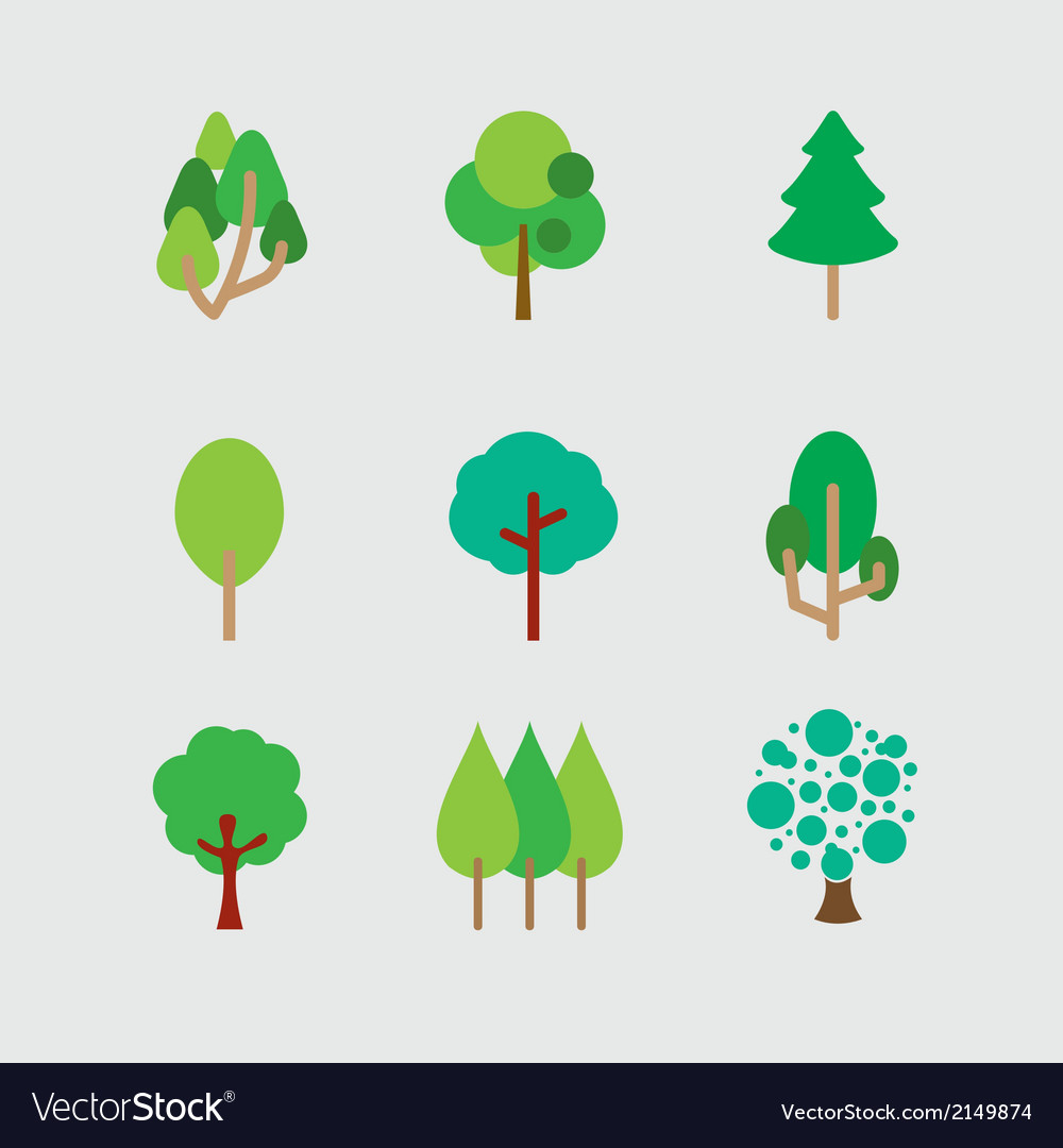 Tree Icon Set