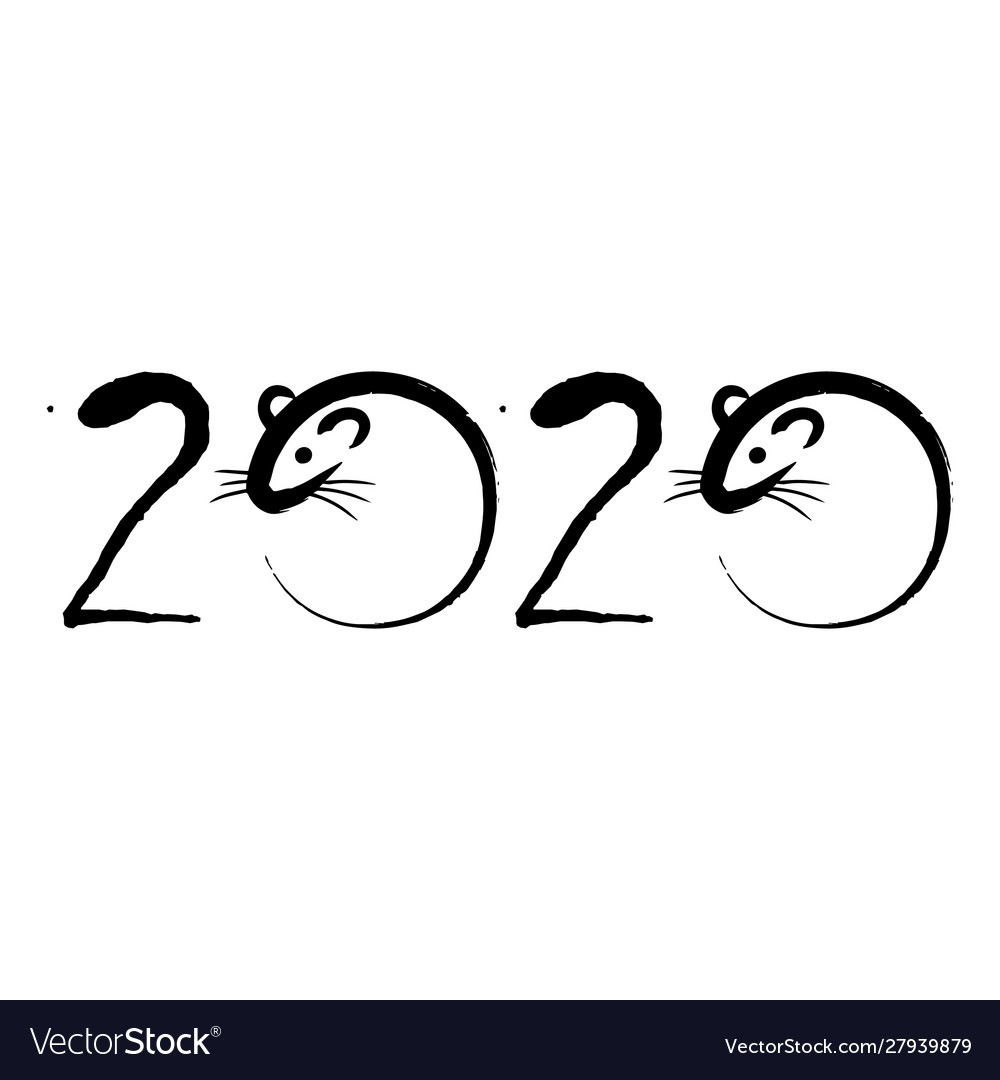 Chinese New Year 2020 Rat Logo