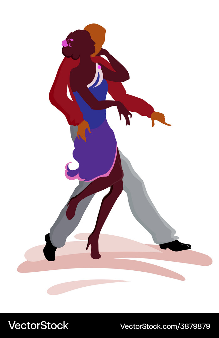 Dancing couple Royalty Free Vector Image - VectorStock