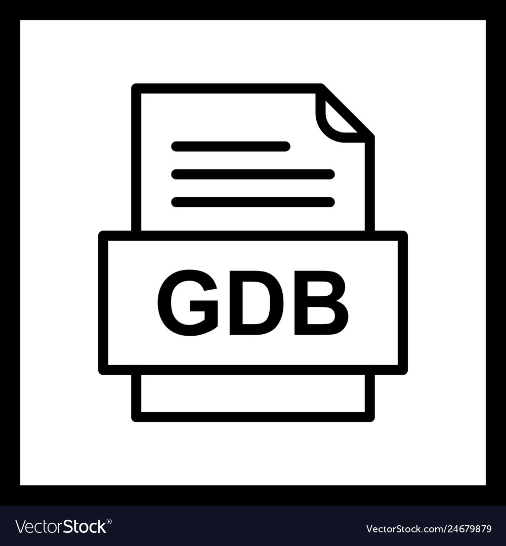 Gdb file document icon