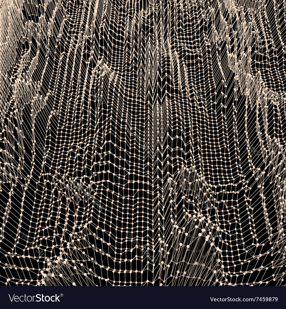 Lattice structure network technology grid 3d