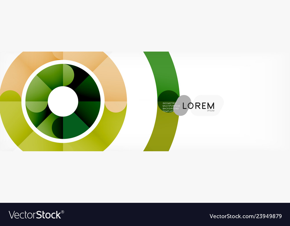Linear design circle background Vector Image Linear design circle background