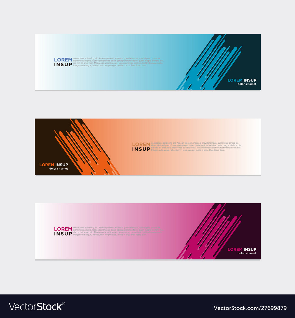 Modern banner web background abstract design