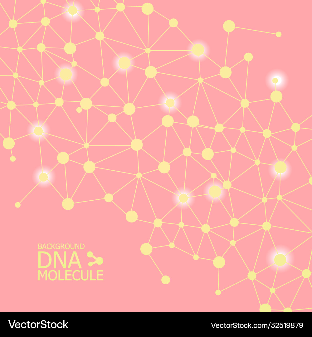 Molecules background eps 10 Royalty Free Vector Image