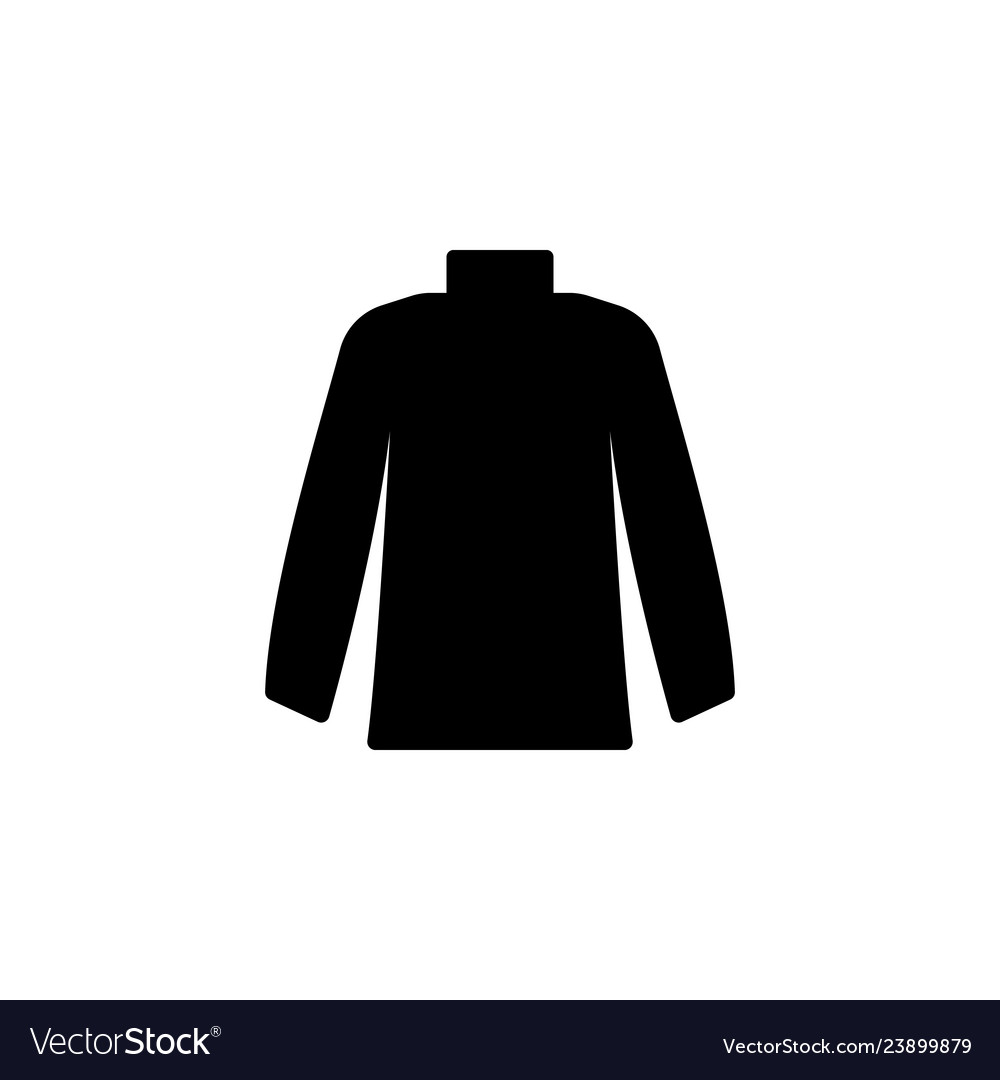 Pullover icon on white background clothing vector image Pullover icon on white background clothing