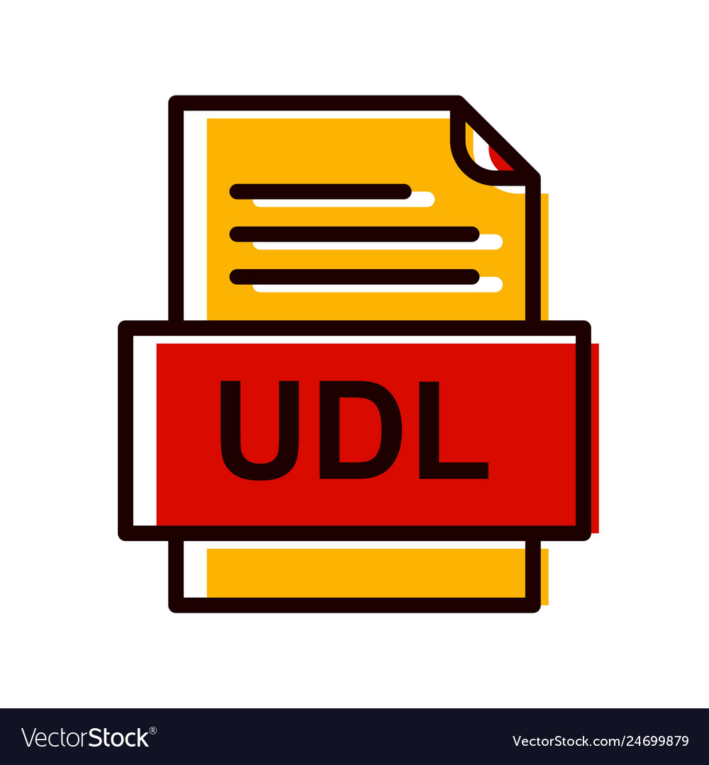 Udl file document icon