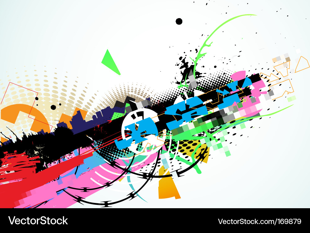 Urban background Royalty Free Vector Image - VectorStock
